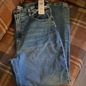 Abercrombie & Fitch Relaxed Fit Jeans - Blue